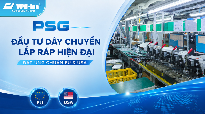 PSG đầu tư dây chuyền đạt chuẩn quốc tế