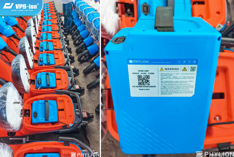 Pin lithium Phylion 4824 trong hệ thống xe điện công cộng TNGO