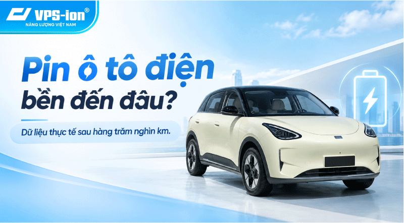 Pin ô tô điện bền đến đâu? Dữ liệu thực tế sau hàng trăm nghìn km